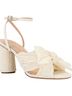 Loeffler Randall Solid White Ivory Heels Size 7 1/2 - photo 2