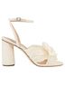 Loeffler Randall Solid White Ivory Heels Size 7 1/2 - photo 1