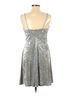 Calvin Klein Solid Silver Gray Cocktail Dress Size 8 - photo 2