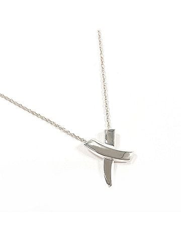 Tiffany & Co. TIFFANY&amp;Co. Tiffany Graffiti x Kiss Paloma Picasso Necklace, Sterling Silver 925, Silver, Women's (view 1)