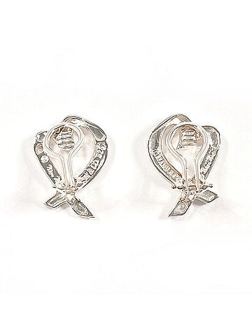 Tiffany & Co. TIFFANY&amp;Co. Tiffany Loving Heart Paloma Picasso Earrings, Sterling Silver 925, Silver, Women's (view 2)
