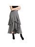 Alice + Olivia Plaid Gray Wool Skirt Size 0 - photo 1
