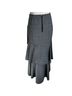Alice + Olivia Plaid Gray Wool Skirt Size 0 - photo 4