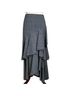 Alice + Olivia Plaid Gray Wool Skirt Size 0 - photo 3