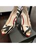 Giuseppe Zanotti 100% Satin Zebra Print Black White Heels Size EU 38 1/2 - photo 4