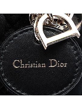 Dior Mini Velvet Cannage Lady Dior (view 2)