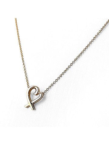 Tiffany & Co. Tiffany &amp; Co. Loving Heart Necklace, Pink Gold (PG), Pendant 750, Women's (view 1)