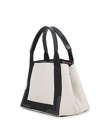 Balenciaga Balenciaga tote bag, navy cabas S, canvas, 339933, BALENCIAGA handbag, (view 2)