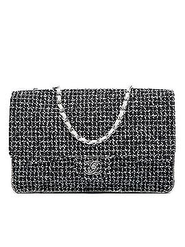 Chanel Jumbo Classic Tweed and Calfskin Single Flap (view 1)