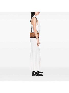 Chanel Medium Classic Crinkled Patent Double Flap (view 2)