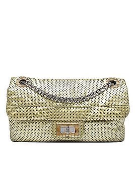 Chanel Metallic Perforated Calfskin Reissue 2.55 Drill Flap (view 1)