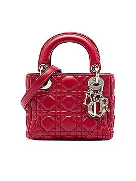Dior Mini Lambskin Cannage Lady Dior (view 1)
