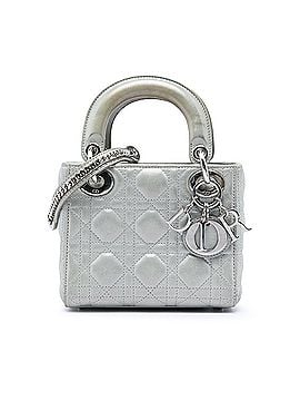 Dior Mini Iridescent Lambskin Cannage Lady Dior (view 1)