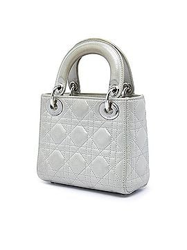 Dior Mini Iridescent Lambskin Cannage Lady Dior (view 2)