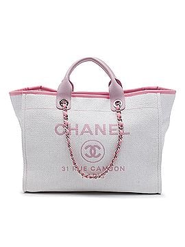 Chanel Medium Raffia Deauville Tote (view 1)