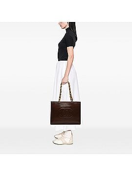 Chanel CC Lambskin Chain Tote (view 2)
