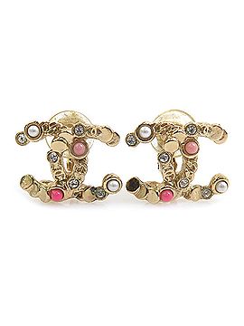 Chanel Chanel earrings, metal, gold, women's, h32307a (view 1)