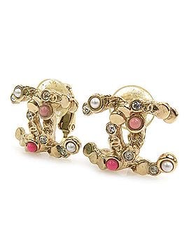 Chanel Chanel earrings, metal, gold, women's, h32307a (view 2)