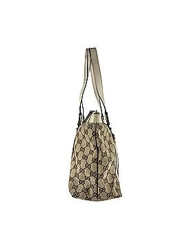 Gucci Gucci handbag, canvas and leather, ivory brown, women's, 141470 z10273 (view 2)