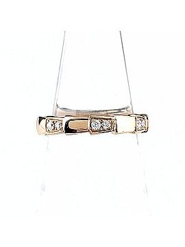 Bvlgari Bulgari BVLGARI Serpenti Viper Ring PG Pink Gold with Small Diamonds 750 Diamond Women's (view 1)