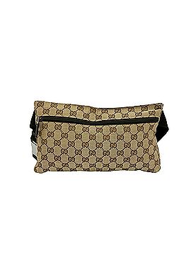 Gucci GUCCI GG pattern canvas with logo engraving, genuine leather body bag, waist pouch, shoulder brown, 47816 (view 2)