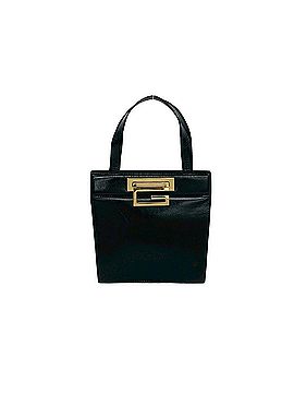 Gucci GUCCI Vintage Old Gucci G Logo Hardware Leather Handbag Mini Tote Bag Black 54319 (view 1)