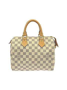 Louis Vuitton Louis Vuitton Damier Azur Speedy 25cm N41534 Boston Bag (view 1)