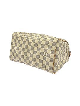 Louis Vuitton Louis Vuitton Damier Azur Speedy 25cm N41534 Boston Bag (view 2)