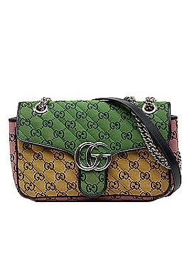 Gucci Medium GG Marmont Multicolor Matelasse Diagonal GG Canvas Shoulder Bag (view 1)