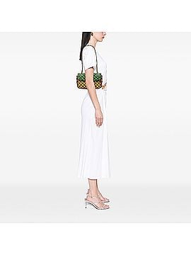 Gucci Medium GG Marmont Multicolor Matelasse Diagonal GG Canvas Shoulder Bag (view 2)