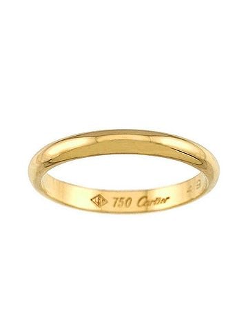 Cartier Cartier 1895 Classic Band Ring, Size #49, 2.5mm wide, 18K Yellow Gold (750). (view 2)