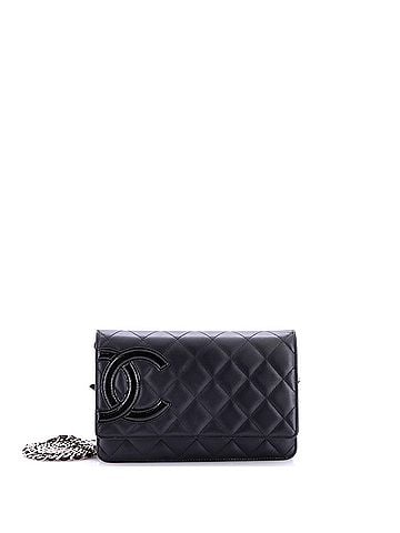 Chanel Cambon Wallet on Chain Quilted Leather (view 1)
