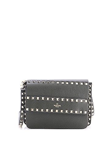 Valentino Garavani Rockstud Front Handle Flap Bag Leather Small (view 1)