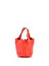 Hermès 100% Leather Red Picotin Lock Bag Clemence PM One size - photo 4