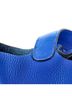 Hermès 100% Leather Blue Picotin Lock Bag Clemence MM One size - photo 6
