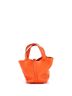 Hermès 100% Leather Orange Picotin Lock Bag Clemence PM One size - photo 4
