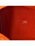 Hermès 100% Leather Orange Picotin Lock Bag Clemence PM One size - photo 5