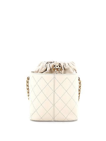 Chanel CC Drawstring Bucket Crossbody Bag Stitched Calfskin Medium (view 1)