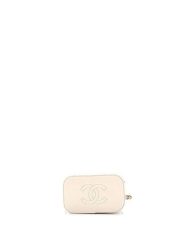 Chanel CC Drawstring Bucket Crossbody Bag Stitched Calfskin Medium (view 2)