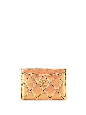 Chanel Classic Card Holder Quilted Iridescent Lambskin (view 1)