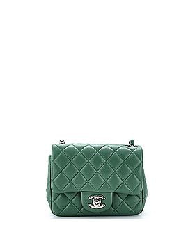 Chanel Square Classic Single Flap Bag Quilted Lambskin Mini (view 1)