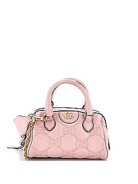 Gucci Ophidia Convertible Boston Top Handle Bag GG Matelasse Leather Mini (view 1)