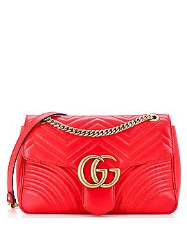 Gucci GG Marmont Flap Bag Matelasse Leather Large (view 1)
