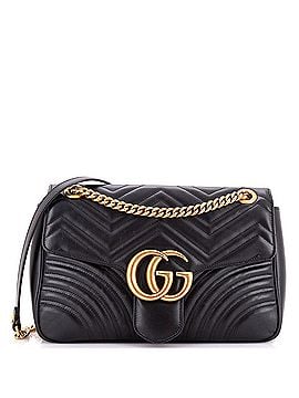 Gucci GG Marmont Flap Bag Matelasse Leather Large (view 1)
