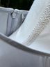 Worth New York 100% Silk Solid Silver Long Sleeve Blouse Size 6 - photo 6