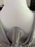 Worth New York 100% Silk Solid Silver Long Sleeve Blouse Size 6 - photo 13