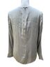 Worth New York 100% Silk Solid Silver Long Sleeve Blouse Size 6 - photo 2