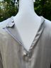 Worth New York 100% Silk Solid Silver Long Sleeve Blouse Size 6 - photo 11
