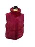7 For All Mankind 100% Polyester Stripes Solid Burgundy Vest Size M - photo 1
