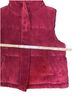 7 For All Mankind 100% Polyester Stripes Solid Burgundy Vest Size M - photo 7